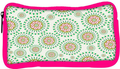 

Snoogg Eco Friendly Canvas Mixed Green Pattern Designer Student Pen Pencil Case Coin Purse Pouch Cosmetic Makeup Bag (PINK) Pouch(Multicolor)