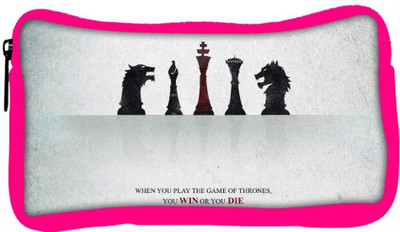 

Snoogg Eco Friendly Canvas Amazing Chess Quote Designer Student Pen Pencil Case Coin Purse Pouch Cosmetic Makeup Bag (PINK) Pouch(Multicolor)