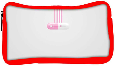 

Snoogg Eco Friendly Canvas Pink Ipod Designer Student Pen Pencil Case Coin Purse Pouch Cosmetic Makeup Bag (RED) Pouch(Multicolor)