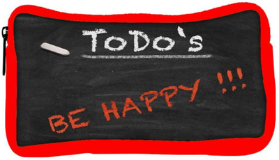

Snoogg Eco Friendly Canvas Todo Happy Graphic 2803 Student Pen Pencil Case Coin Purse Pouch Cosmetic Makeup Bag (RED) Pouch(Multicolor)