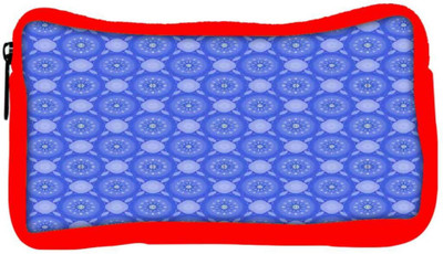 

Snoogg Eco Friendly Canvas Blue Flourish Pattern Student Pen Pencil Case Coin Purse Pouch Cosmetic Makeup Bag (RED) Pouch(Multicolor)