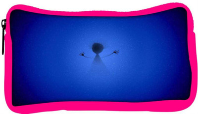 

Snoogg Eco Friendly Canvas Blue Girl Designer Student Pen Pencil Case Coin Purse Pouch Cosmetic Makeup Bag (PINK) Pouch(Multicolor)