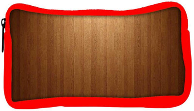 

Snoogg Eco Friendly Canvas Light Wooden Design Designer Student Pen Pencil Case Coin Purse Pouch Cosmetic Makeup Bag (RED) Pouch(Multicolor)