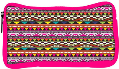 

Snoogg Eco Friendly Canvas Aztec Multicolour Student Pen Pencil Case Coin Purse Pouch Cosmetic Makeup Bag (PINK) Pouch(Multicolor)