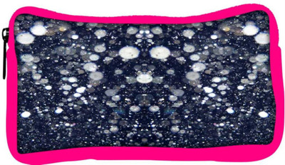 

Snoogg Eco Friendly Canvas Glitter Night Student Pen Pencil Case Coin Purse Pouch Cosmetic Makeup Bag (PINK) Pouch(Multicolor)