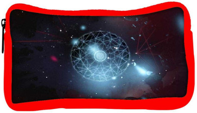 

Snoogg Eco Friendly Canvas Nebula Spectrum Student Pen Pencil Case Coin Purse Pouch Cosmetic Makeup Bag (RED) Pouch(Multicolor)