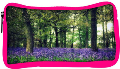 

Snoogg Eco Friendly Canvas Purple Small Plants Designer Student Pen Pencil Case Coin Purse Pouch Cosmetic Makeup Bag (PINK) Pouch(Multicolor)