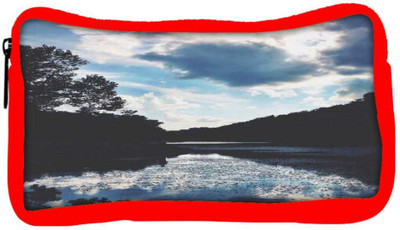 

Snoogg Eco Friendly Canvas Nature Serenity Student Pen Pencil Case Coin Purse Pouch Cosmetic Makeup Bag (RED) Pouch(Multicolor)