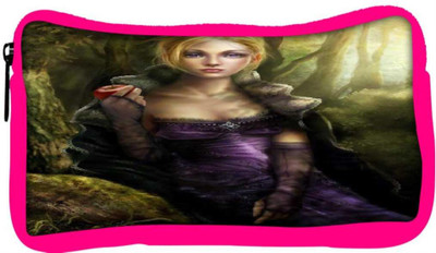 

Snoogg Eco Friendly Canvas Lost In Beauty Student Pen Pencil Case Coin Purse Pouch Cosmetic Makeup Bag (PINK) Pouch(Multicolor)