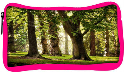 

Snoogg Eco Friendly Canvas Huge Tree Designer Student Pen Pencil Case Coin Purse Pouch Cosmetic Makeup Bag (PINK) Pouch(Multicolor)
