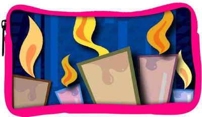 

Snoogg Eco Friendly Canvas Candles Light 2454 Student Pen Pencil Case Coin Purse Pouch Cosmetic Makeup Bag (PINK) Pouch(Multicolor)
