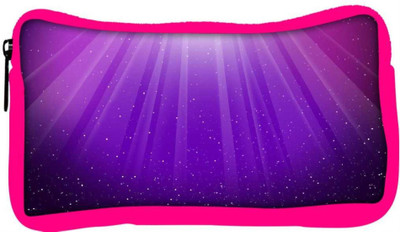 

Snoogg Eco Friendly Canvas Purple Background Designer Student Pen Pencil Case Coin Purse Pouch Cosmetic Makeup Bag (PINK) Pouch(Multicolor)