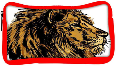 

Snoogg Eco Friendly Canvas Sketch Of A Big Male African Lion Vector Illustration Student Pen Pencil Case Coin Purse Pouch Cosmetic Makeup Bag (RED) Pouch(Multicolor)