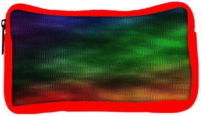 

Snoogg Eco Friendly Canvas Color Design 2370 Student Pen Pencil Case Coin Purse Pouch Cosmetic Makeup Bag (RED) Pouch(Multicolor)