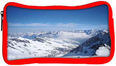 

Snoogg Eco Friendly Canvas Snow Area Designer Student Pen Pencil Case Coin Purse Pouch Cosmetic Makeup Bag (RED) Pouch(Multicolor)