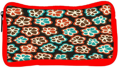 

Snoogg Eco Friendly Canvas Seamless Floral Pattern Flowers Texture Daisy Student Pen Pencil Case Coin Purse Pouch Cosmetic Makeup Bag (RED) Pouch(Multicolor)