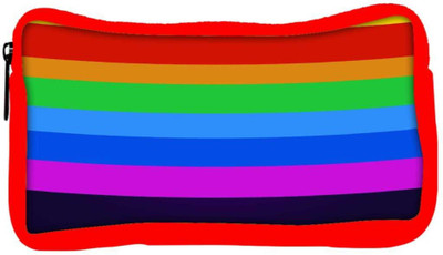 

Snoogg Eco Friendly Canvas Rainbow Colored Circles 2925 Student Pen Pencil Case Coin Purse Pouch Cosmetic Makeup Bag (RED) Pouch(Multicolor)