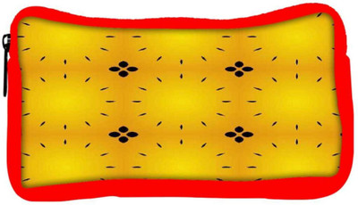 

Snoogg Eco Friendly Canvas Abstract Black Yellow Pattern Designer Student Pen Pencil Case Coin Purse Pouch Cosmetic Makeup Bag (RED) Pouch(Multicolor)
