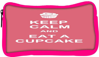 

Snoogg Eco Friendly Canvas Keep Calm And Eat A Cupcake Student Pen Pencil Case Coin Purse Pouch Cosmetic Makeup Bag (PINK) Pouch(Multicolor)