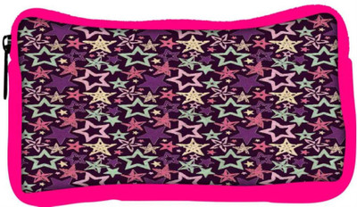 

Snoogg Eco Friendly Canvas Star Pattern Purple Student Pen Pencil Case Coin Purse Pouch Cosmetic Makeup Bag (PINK) Pouch(Multicolor)