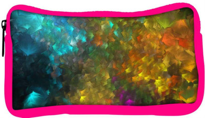 

Snoogg Eco Friendly Canvas Abstract Artistic Backdrop Designer Student Pen Pencil Case Coin Purse Pouch Cosmetic Makeup Bag (PINK) Pouch(Multicolor)