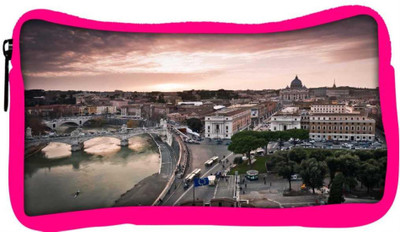 

Snoogg Eco Friendly Canvas City Roads Designer Student Pen Pencil Case Coin Purse Pouch Cosmetic Makeup Bag (PINK) Pouch(Multicolor)