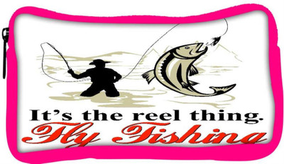 

Snoogg Eco Friendly Canvas Fly Fisherman Catching Trout With Fly Reel Student Pen Pencil Case Coin Purse Pouch Cosmetic Makeup Bag (PINK) Pouch(Multicolor)
