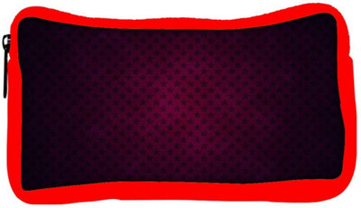 

Snoogg Eco Friendly Canvas Pink Star Pattern Design Designer Student Pen Pencil Case Coin Purse Pouch Cosmetic Makeup Bag (RED) Pouch(Multicolor)
