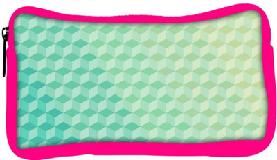

Snoogg Eco Friendly Canvas Abstract Green Pattern Designer Student Pen Pencil Case Coin Purse Pouch Cosmetic Makeup Bag (PINK) Pouch(Multicolor)