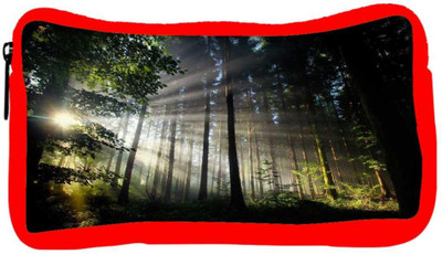 

Snoogg Eco Friendly Canvas Abstract Tall Trees Designer Student Pen Pencil Case Coin Purse Pouch Cosmetic Makeup Bag (RED) Pouch(Multicolor)