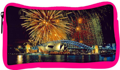 

Snoogg Eco Friendly Canvas Fire Crackers Designer Student Pen Pencil Case Coin Purse Pouch Cosmetic Makeup Bag (PINK) Pouch(Multicolor)