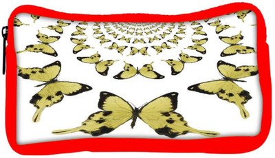 

Snoogg Eco Friendly Canvas Kaleidoscopic Butterflies Student Pen Pencil Case Coin Purse Pouch Cosmetic Makeup Bag (RED) Pouch(Multicolor)