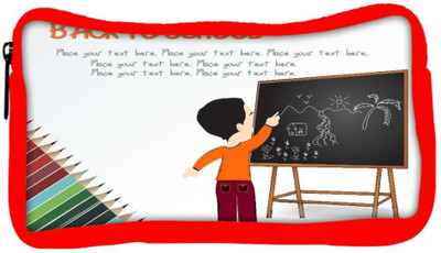 

Snoogg Eco Friendly Canvas Cute Boy Standing In Front Of Blackboard Student Pen Pencil Case Coin Purse Pouch Cosmetic Makeup Bag (RED) Pouch(Multicolor)