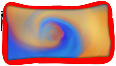 

Snoogg Eco Friendly Canvas Blue Smoke Designer Student Pen Pencil Case Coin Purse Pouch Cosmetic Makeup Bag (RED) Pouch(Multicolor)