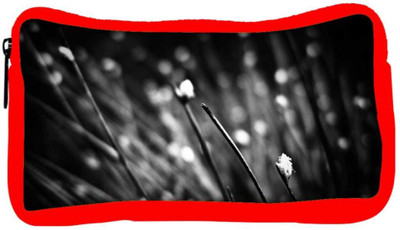 

Snoogg Eco Friendly Canvas Black Blossom Designer Student Pen Pencil Case Coin Purse Pouch Cosmetic Makeup Bag (RED) Pouch(Multicolor)