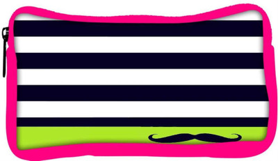 

Snoogg Eco Friendly Canvas Mustache Nautica Student Pen Pencil Case Coin Purse Pouch Cosmetic Makeup Bag (PINK) Pouch(Multicolor)