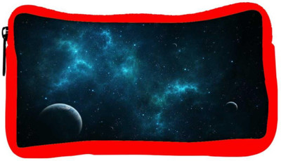 

Snoogg Eco Friendly Canvas Deep Blue Space Designer Student Pen Pencil Case Coin Purse Pouch Cosmetic Makeup Bag (RED) Pouch(Multicolor)