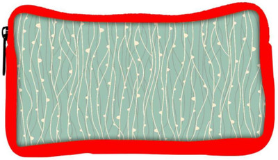 

Snoogg Eco Friendly Canvas Colorful Pattern Design Designer Student Pen Pencil Case Coin Purse Pouch Cosmetic Makeup Bag (RED) Pouch(Multicolor)