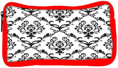 

Snoogg Eco Friendly Canvas Black Pattern Designer Student Pen Pencil Case Coin Purse Pouch Cosmetic Makeup Bag (RED) Pouch(Multicolor)