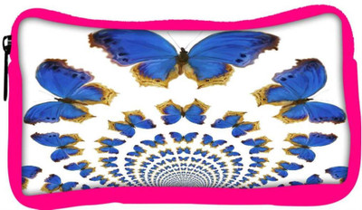 

Snoogg Eco Friendly Canvas Kaleidoscopic Butterflies Student Pen Pencil Case Coin Purse Pouch Cosmetic Makeup Bag (PINK) Pouch(Multicolor)