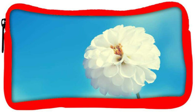 

Snoogg Eco Friendly Canvas Beautiful Flower Images Designer Student Pen Pencil Case Coin Purse Pouch Cosmetic Makeup Bag (RED) Pouch(Multicolor)