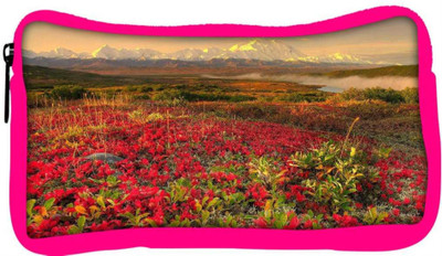 

Snoogg Eco Friendly Canvas Red Autumn Flower Designer Student Pen Pencil Case Coin Purse Pouch Cosmetic Makeup Bag (PINK) Pouch(Multicolor)