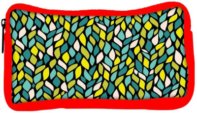 

Snoogg Eco Friendly Canvas A Seamless Leaf Pattern Student Pen Pencil Case Coin Purse Pouch Cosmetic Makeup Bag (RED) Pouch(Multicolor)