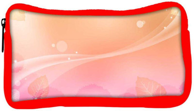 

Snoogg Eco Friendly Canvas Abstract Leaves Pattern Design Designer Student Pen Pencil Case Coin Purse Pouch Cosmetic Makeup Bag (RED) Pouch(Multicolor)