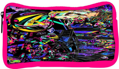 

Snoogg Eco Friendly Canvas Music Train 2887 Student Pen Pencil Case Coin Purse Pouch Cosmetic Makeup Bag (PINK) Pouch(Multicolor)