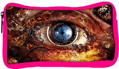 

Snoogg Eco Friendly Canvas Mechanism Of Eye Designer Student Pen Pencil Case Coin Purse Pouch Cosmetic Makeup Bag (PINK) Pouch(Multicolor)