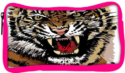 

Snoogg Eco Friendly Canvas Sketch Of Tiger Vector Illustration Student Pen Pencil Case Coin Purse Pouch Cosmetic Makeup Bag (PINK) Pouch(Multicolor)