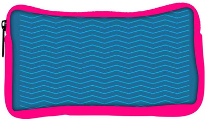 

Snoogg Eco Friendly Canvas Wave Minimalistic 2903 Student Pen Pencil Case Coin Purse Pouch Cosmetic Makeup Bag (PINK) Pouch(Multicolor)