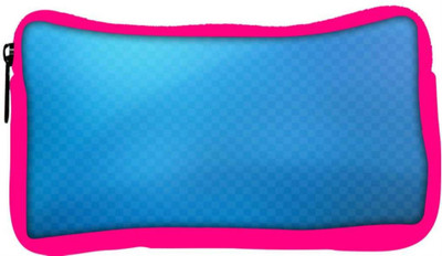 

Snoogg Eco Friendly Canvas Light Blue Pattern Design Designer Student Pen Pencil Case Coin Purse Pouch Cosmetic Makeup Bag (PINK) Pouch(Multicolor)