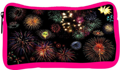 

Snoogg Eco Friendly Canvas Colorful Fireworks Student Pen Pencil Case Coin Purse Pouch Cosmetic Makeup Bag (PINK) Pouch(Multicolor)